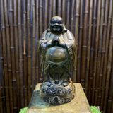  Tượng Di Lặc Chúc Phúc Gỗ Trắc 18cm BKWOCN-9300 