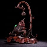  Xông Trầm Thiềm Thừ Khảm Ngọc Lục Bảo  BKWOCN-9302 