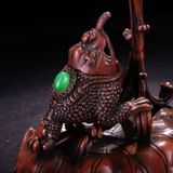  Xông Trầm Thiềm Thừ Khảm Ngọc Lục Bảo  BKWOCN-9302 