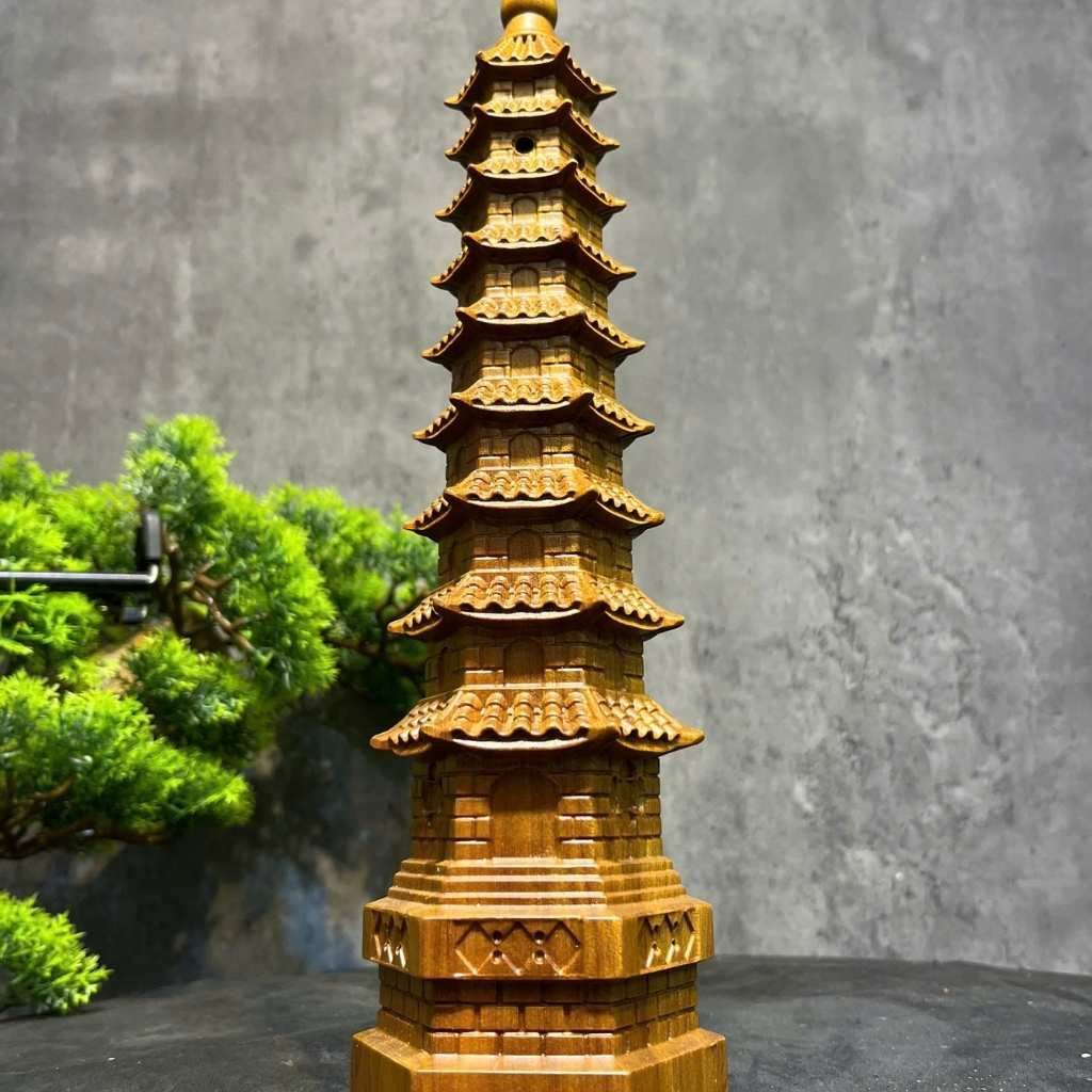  Tháp văn xương 9 tầng gỗ bách xanh BKWOVN-9186 