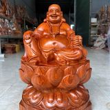  Tượng Phật Di Lặc Gỗ Hương BKWOVN-9198 