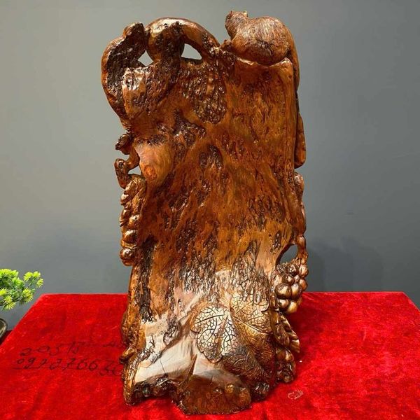  Bình Nho Sóc Gỗ Nu Ngọc Am BKWOVN-9201 