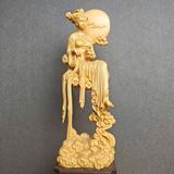  Tượng Gỗ Hằng Nga Gỗ Hoàng Dương BKWOVN-9202 