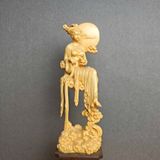  Tượng Gỗ Hằng Nga Gỗ Hoàng Dương BKWOVN-9202 