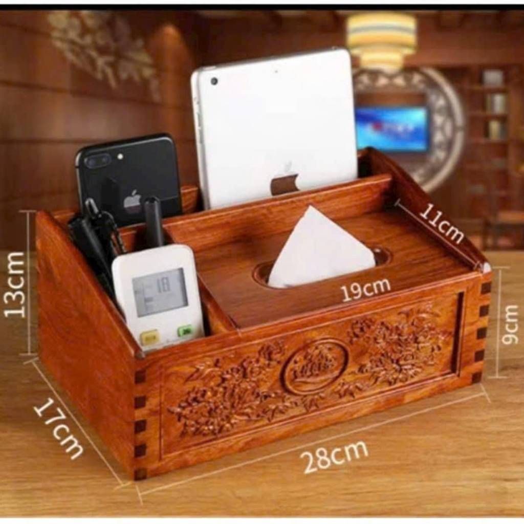  Hộp đựng bút gỗ hương chữ phúc 28cm LHWOVN-9207 