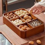  Khay Đựng Bánh Kẹo Gỗ Decor Tết BKWOVN-9221 