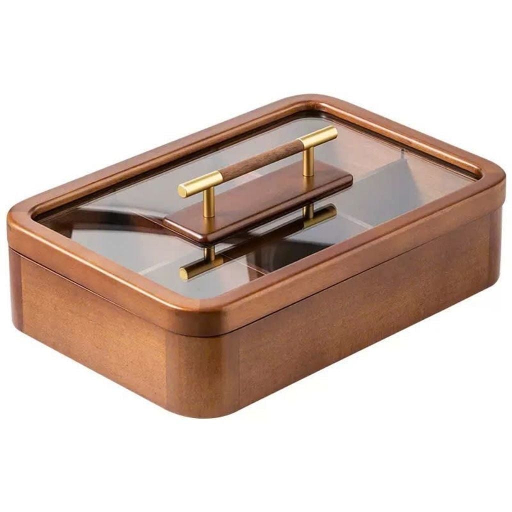  Khay Đựng Bánh Kẹo Gỗ Decor Tết BKWOVN-9221 