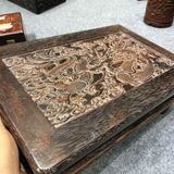  Khay Trà Gỗ Mun Chạm Khắc Rồng Phong Thủy Đẳng Cấp BKWOVN-9223 