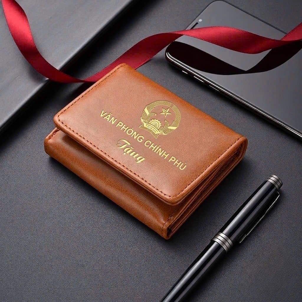  Ví Da Bò In Logo Văn Phòng Chính Phủ – Quà Tặng Sang Trọng, Ý Nghĩa BKFAVN-9448 