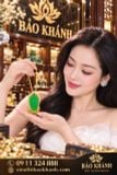  Mặt dây truyền quan âm màu xanh ngọc bích 