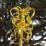  Pháp Trượng Địa Tạng Vương Hình Rồng Cuộn 