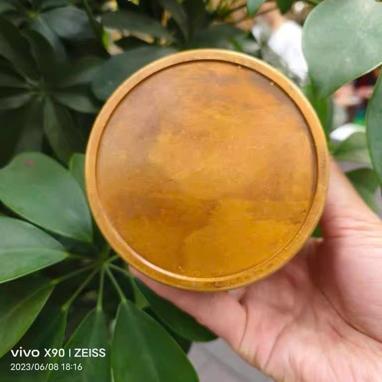  Hũ trà đồng vàng Tùng – Cúc – Trúc – Mai BKMECN-10326 