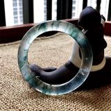  Vòng Tay Cẩm Thạch Phỉ Thúy Myanmar Băng Chủng Phiêu Hoa Thiên Nhiên Cao Cấp BKJECN-9533 