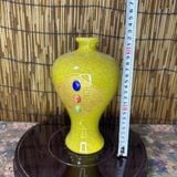  Bình Gốm Men Rạn Cổ Cao đính đá BKCECN-10257 
