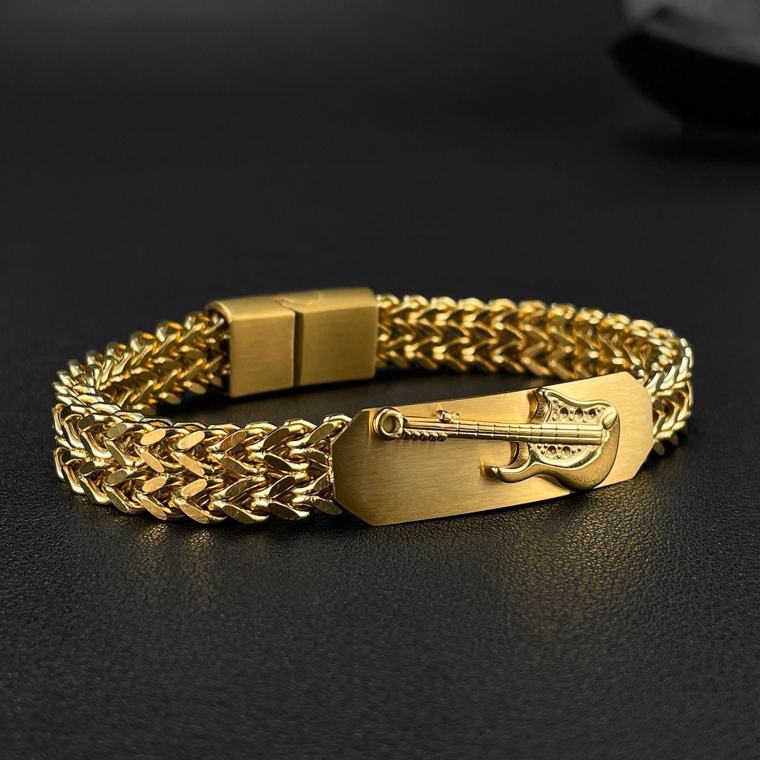  Vòng tay nam mạ vàng 18 k cao cấp BKJECN-9482 