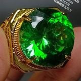  Nhẫn nam dáng mạnh mẽ, sang trọng, đính đá xanh 