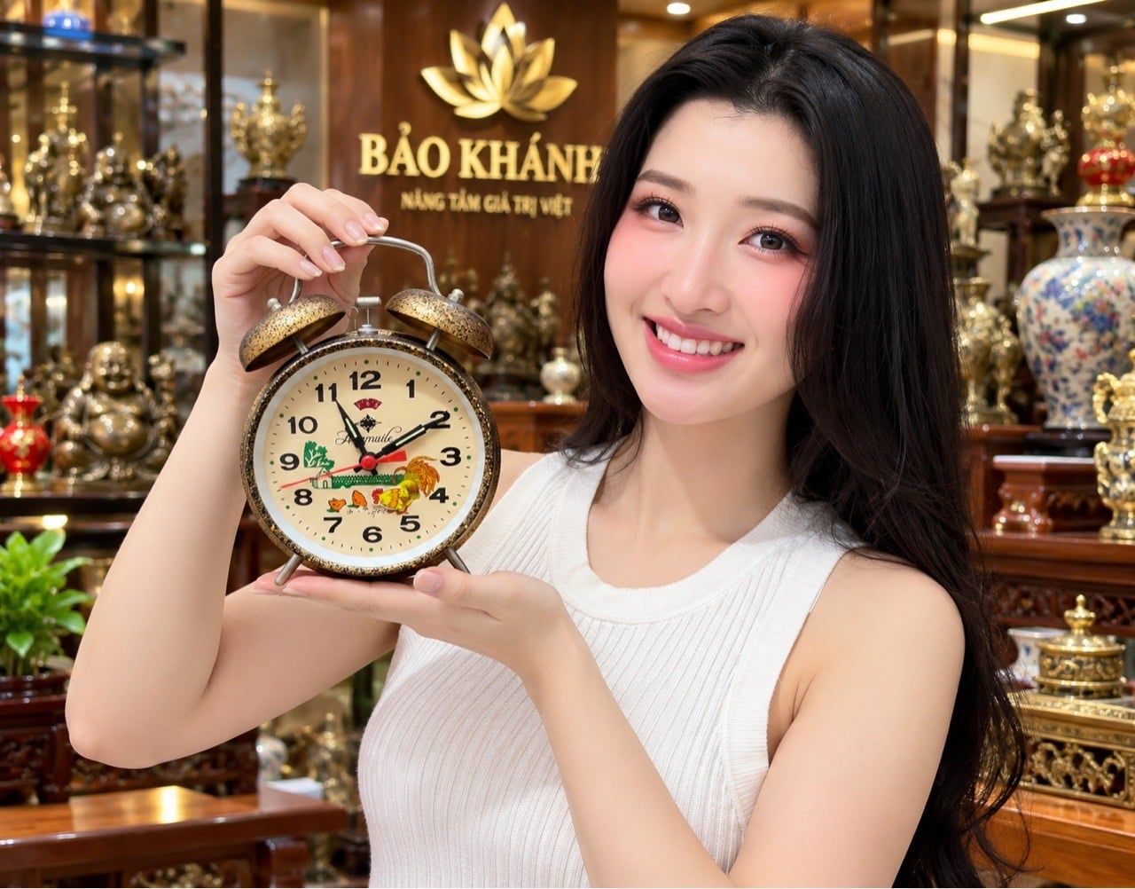  Đồng hồ con gà báo thức 