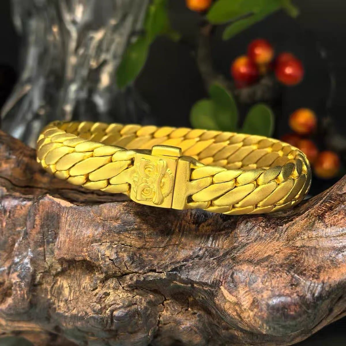  Vòng tay nam mạ vàng 18 k cao cấp BKJECN-9482 