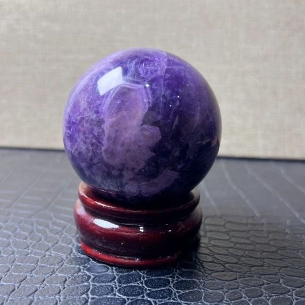  🔮 QUẢ CẦU THẠCH ANH TÍM TỰ NHIÊN – ĐÁ TÍM NGUYÊN KHỐI 