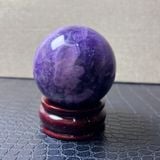  💜 ĐĨA CẦU THẠCH ANH TÍM – ĐƯỜNG KÍNH 6,5 CM 💜 