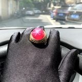  Nhẫn tay ruby sao vàng 18 k 