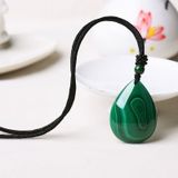  Mặt Dây Chuyền Đá Khổng Tước Tự Nhiên Dáng Giọt Nước BKJECN-9484 