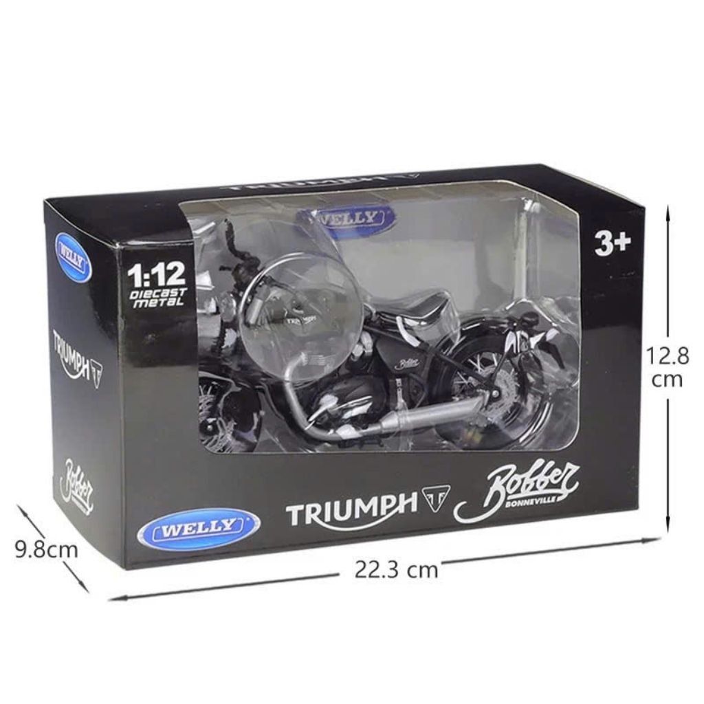  Mô Hình Mô Tô Đen Tuyền Trang Trí BKMGCN-9012 