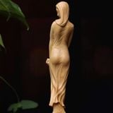  Tượng Gỗ Cô Gái Gỗ Hoàng Dương BKWOVN-9209 