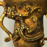  Ly Đồng Mạ Vàng Sưu Tầm Hình Tượng Rồng BKMECN-9700 