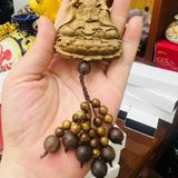  Mặt Dây Treo Phật Quan Âm Gỗ Trầm Hương Cao Cấp BKWOCN-9289 