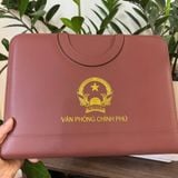  Cặp Da Văn Phòng Chính Phủ In logo Quốc Huy cao cấp BKFAVN-9395 