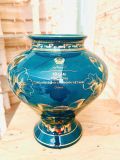  Quà tặng sếp thăng chức - Bình Gốm in logo Quốc huy và chữ kí Tổng bí thư Tô Lâm BKCEVN-8076 