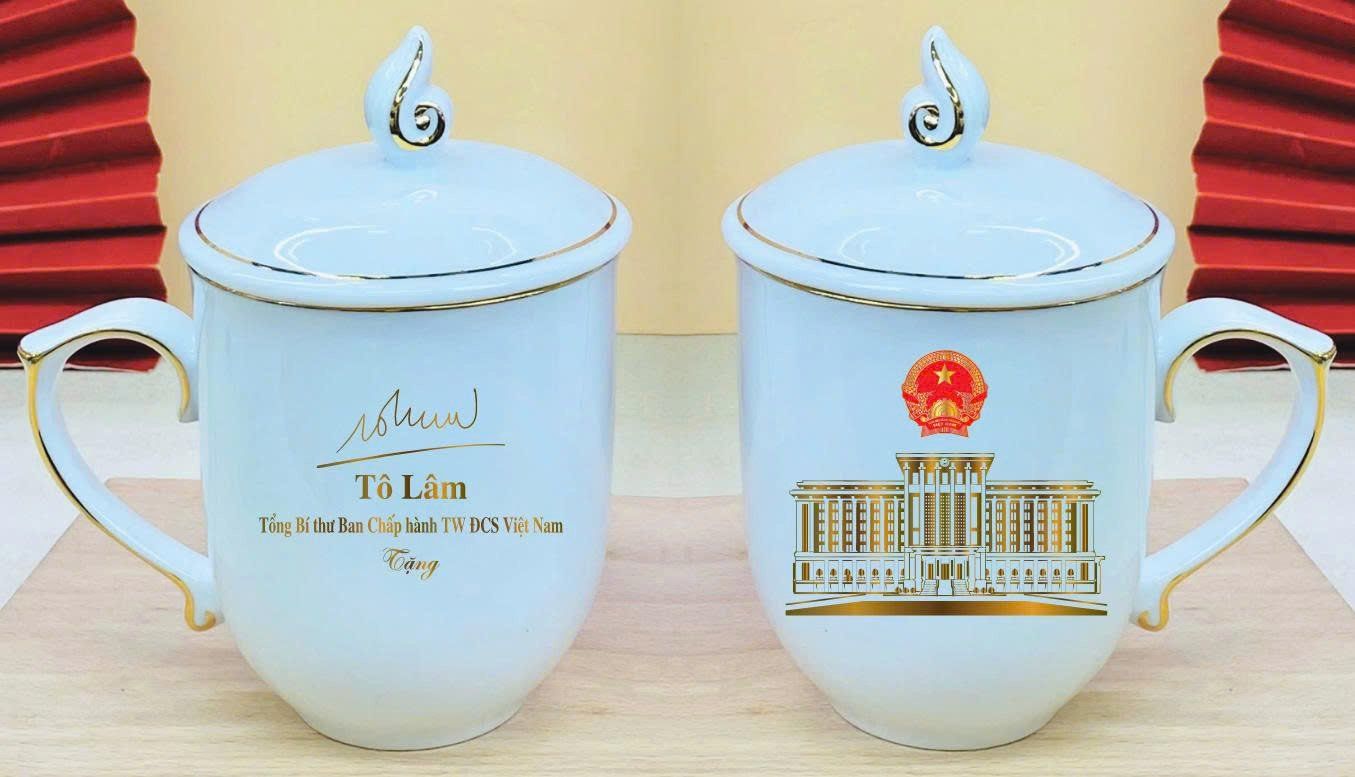  Bộ cốc chữ kí Phạm Minh Chính BKCEVN-8112 