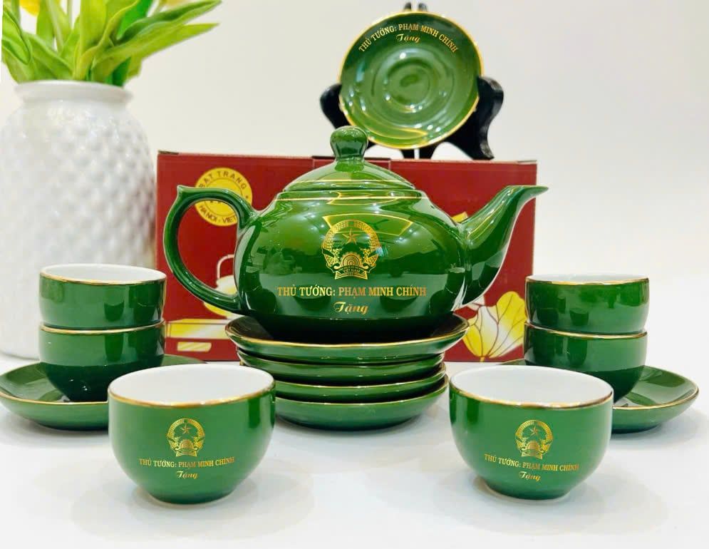  Bộ ấm chén thủ tướng chính phủ Pham Minh Chinh 650ml BKCEVN-8113 