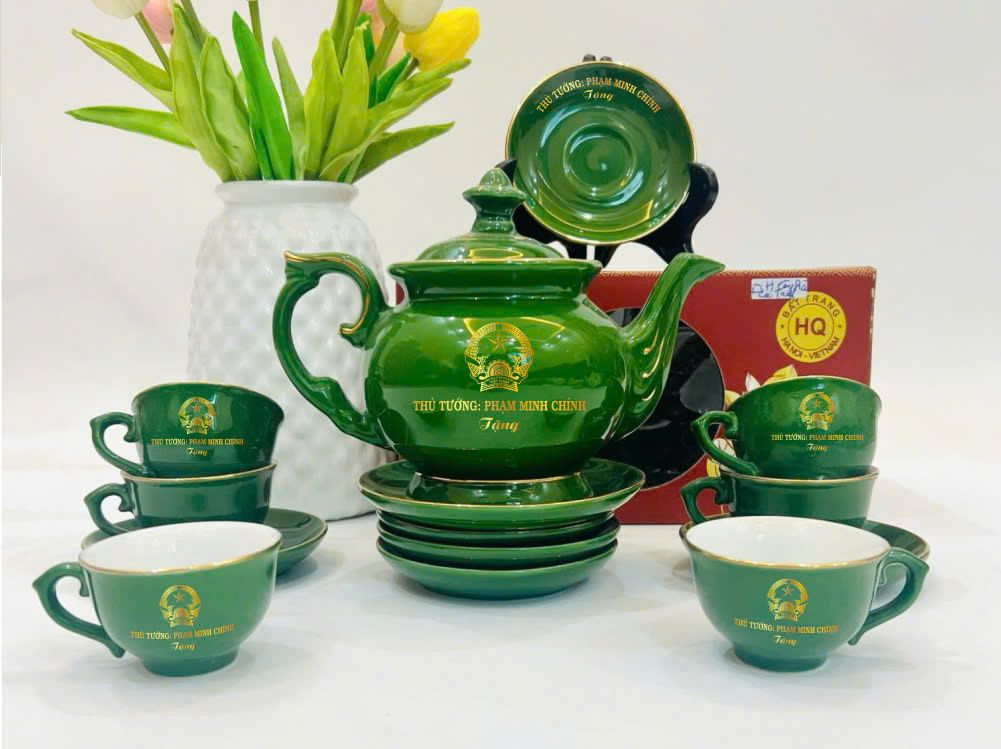  Bộ ấm chén thủ tướng chính phủ Pham Minh Chinh 650ml BKCEVN-8113 