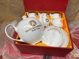 Bộ ấm chén in logo thanh tra chính phủ 650 ml BKCEVN-8116 