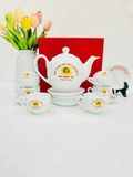  Bộ ấm chén in logo Bộ Công An Việt Nam BKCEVN-8126 
