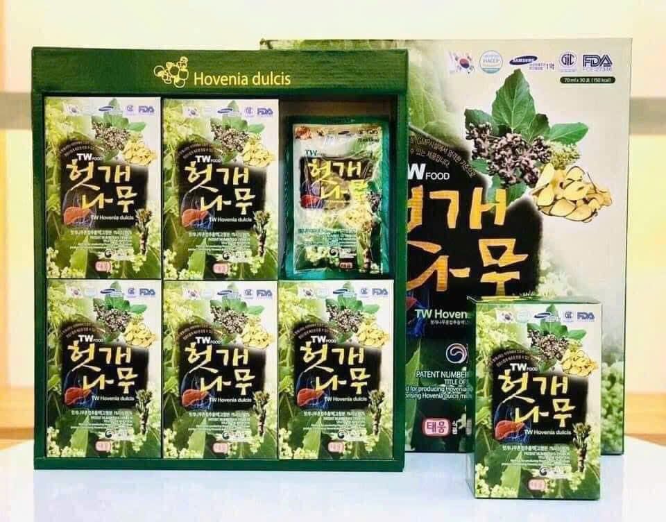  Nước Bổ gan Hovenia dulcis Nội Địa Hàn Quốc chinh hãng 