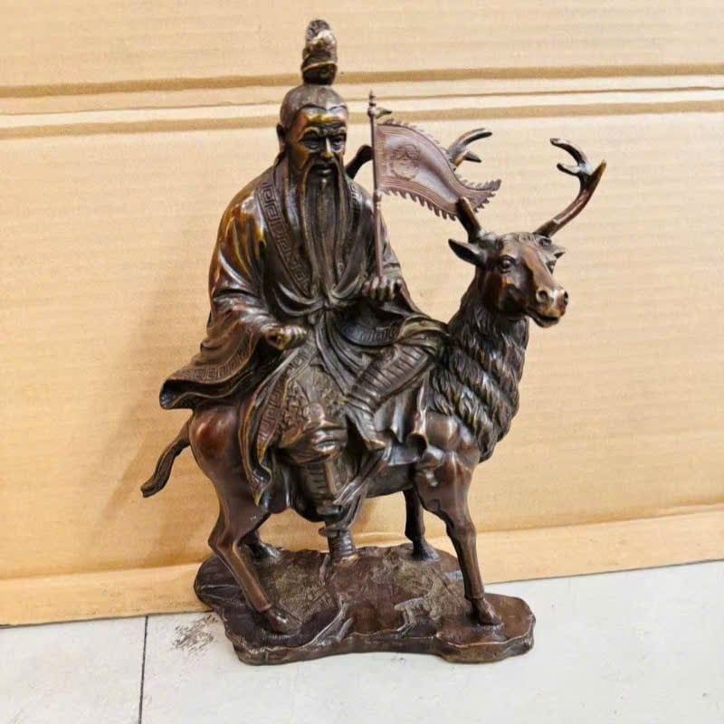  Tượng Khương Tử Nha cưỡi hươu BKMECN-9201 