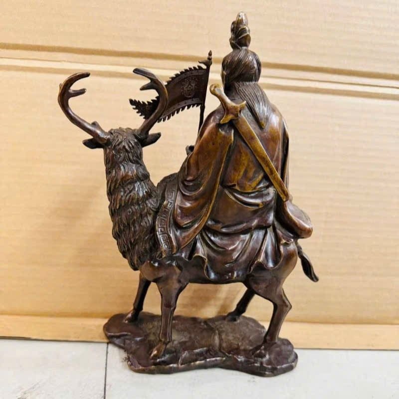  Tượng Khương Tử Nha cưỡi hươu BKMECN-9201 