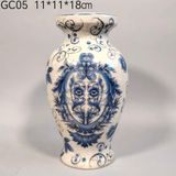  Bình gốm men lam vẽ tay BKCECN-9340 