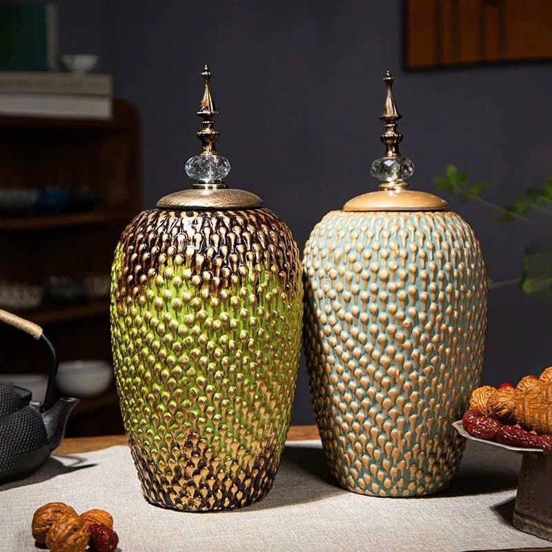  Hũ gốm men da rắn BKCECN-9351 