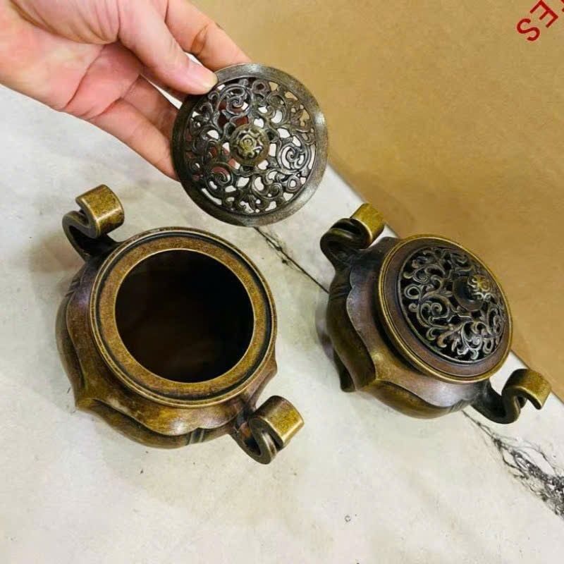  Xông trầm hương đồng thau BKMECN-9213 