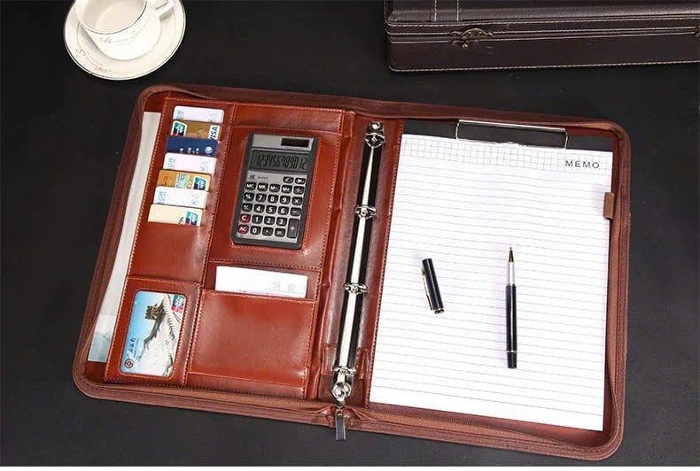  Cặp sách da in Văn Phòng Chính Phủ quà tặng cao cấp 