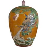  Bình gốm sứ họa tiết rồng phun nước BKCEVN-8214 