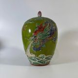  Bình gốm sứ họa tiết rồng phun nước BKCEVN-8214 