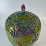  Bình gốm sứ họa tiết rồng phun nước BKCEVN-8214 