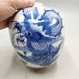  Bình gốm rồng men cổ họa tiết vẽ tay BKCECN-9351 