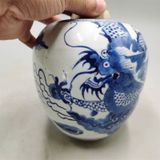  Bình gốm rồng men cổ họa tiết vẽ tay BKCECN-9351 
