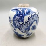  Bình gốm rồng men cổ họa tiết vẽ tay BKCECN-9351 
